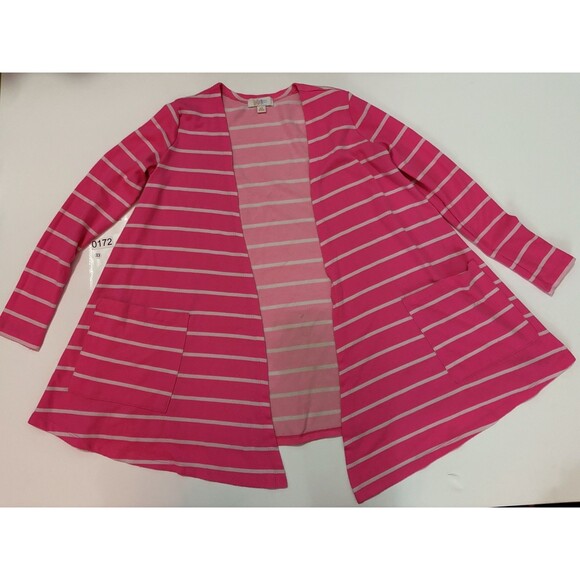 LuLaRoe Sweaters - LulaRoe Open Cardigan w/ Pockets  Striped Women's Sz XS